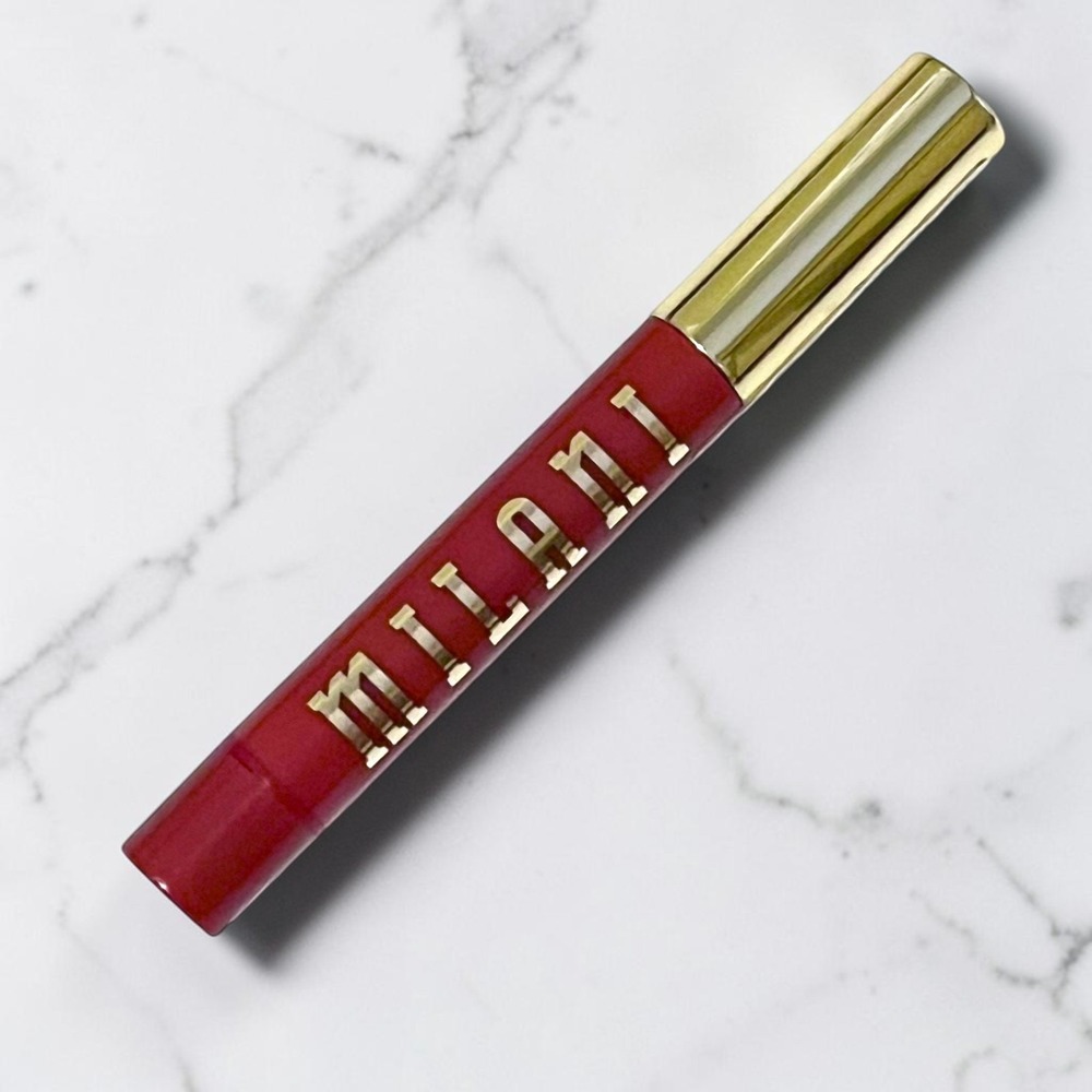 Milani Keep It Full Glossy Plumping Balm Lip Gloss 200 Chili 0.07oz Brown Red